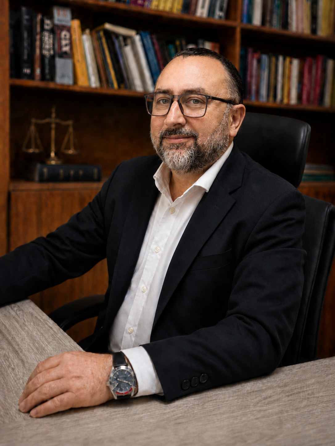 Roberto Carlos Moreschi, advogado responsável pela RCM Advocacia Previdenciária, em retrato profissional